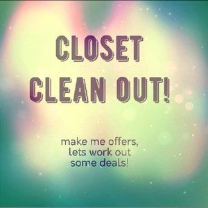 It's Closet Clean out Time!!